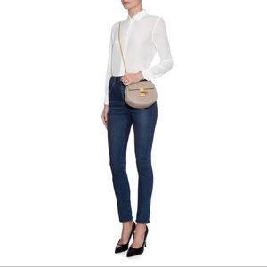 Chloe Mini Drew Bag in Motty Grey